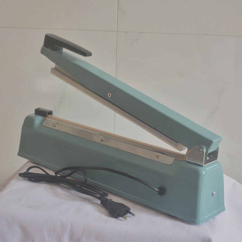 正雄手压封口机食品茶叶铝箔月饼袋8mm宽商用印字日期小型封口机