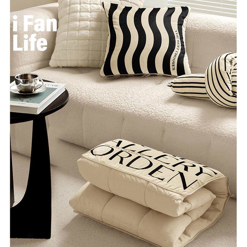 范店帕尔抱枕被子两用办公室折叠午睡枕头二合一毯子汽车靠枕车载