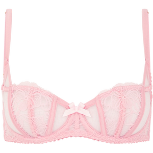 Agent Provocateur官方旗舰店ROZLYN薄纱蕾丝装饰半杯文胸AgentProvocateur复古鱼骨支撑AP内衣