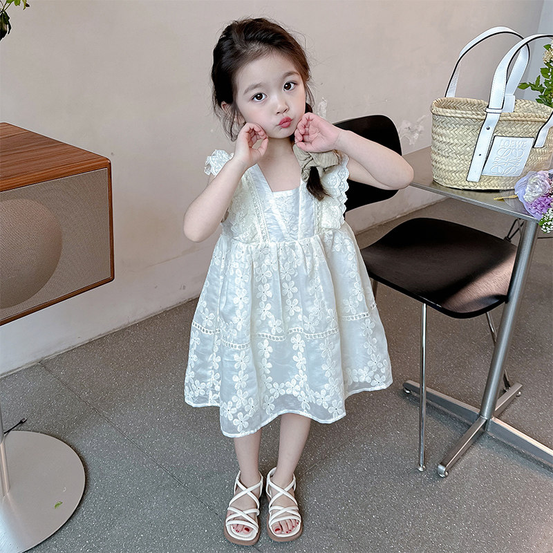孩潮2025女公主4女夏天薄宝宝新款连衣裙版夏季韩裙子洋气款in裙