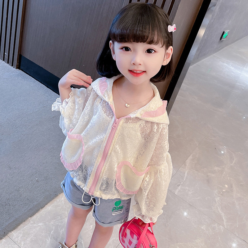 时尚舒适防晒新款蕾丝潮流韩夏季服女洋气女孩2025年休闲版宝个性