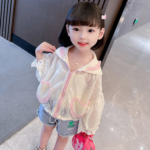 时尚舒适防晒新款蕾丝潮流韩夏季服女洋气女孩2025年休闲版宝个性