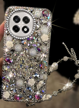 满钻奢华高级水钻适用oneplus一加ace5手机壳全包13小众NordCE3保护套8Pro/2025年9RT女款13T高级感12防摔