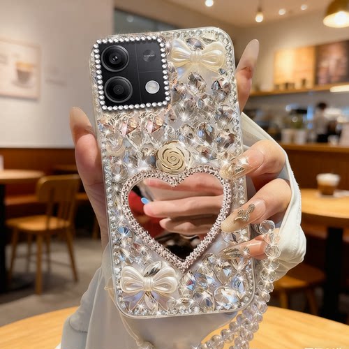 高端奢华镶钻手机壳，不掉钻，不发黄