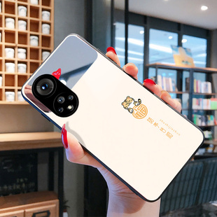镜子补妆镜诸事顺利虎适用华为NOVA9手机壳novo9se网红9pro曲屏nove8硅胶nov7女防摔es活力版 70pr0 荣耀60新款