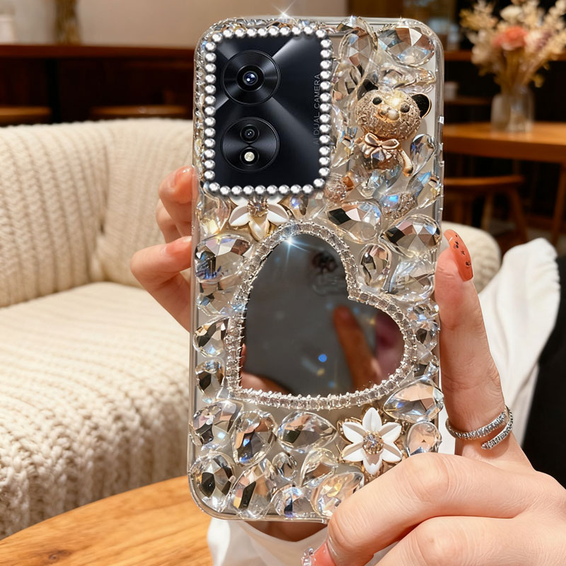 高端奢华镶钻手机壳，不掉钻，不发黄