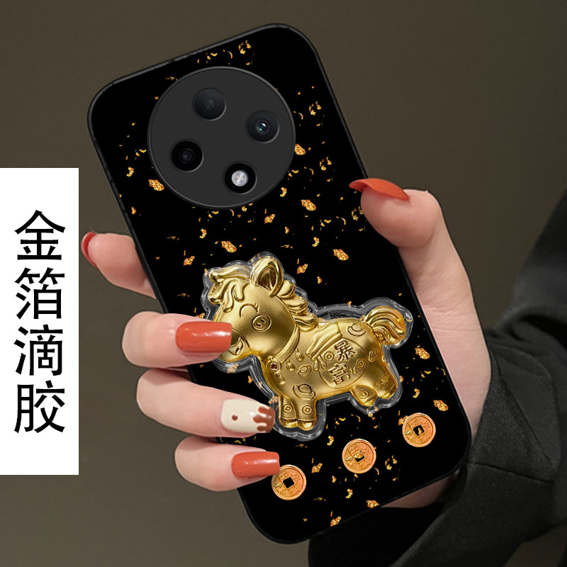 2026马年新款本命年，金箔滴胶，不掉色