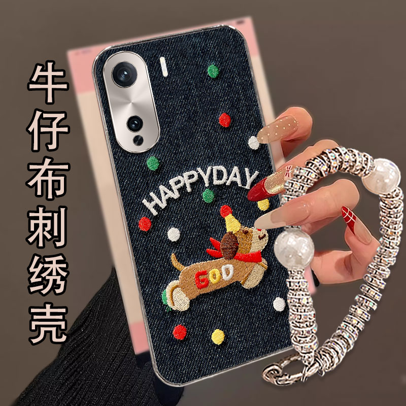 2026秋冬新品布艺牛仔刺绣，不掉色，不脱丝