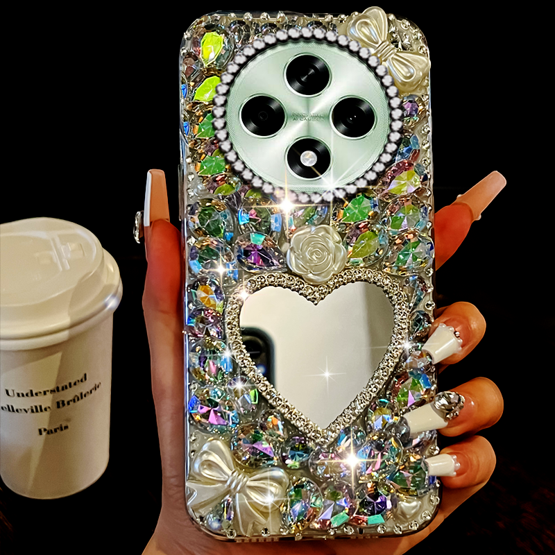 高端奢华镶钻手机壳，不掉钻，不发黄
