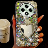 5G手机壳女款 13新品 14保护套A1活力版 高端满钻带镜子适用OPPOA3 防摔11镶钻A9x网红R15x小众K10全包A2 2026年