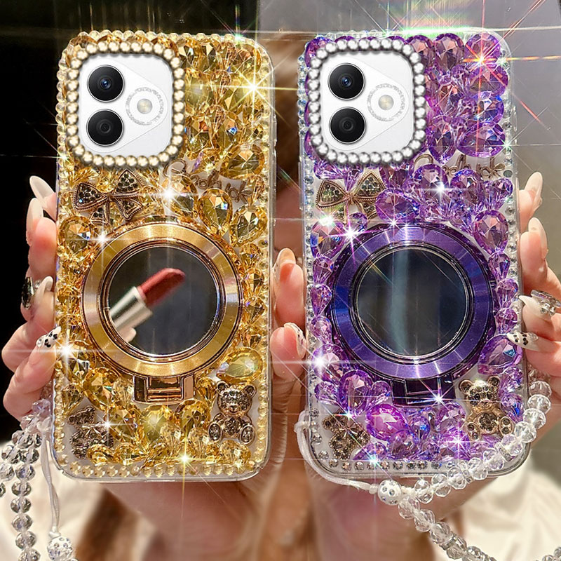 高端奢华镶钻手机壳，不掉钻，不发黄