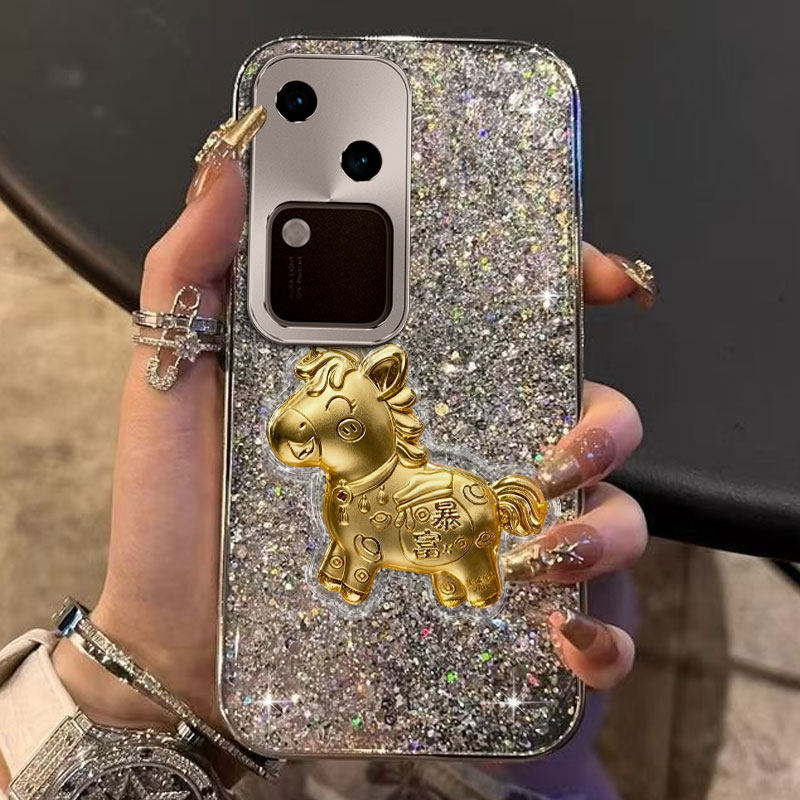 2026马年新款，电镀爆闪，不掉漆