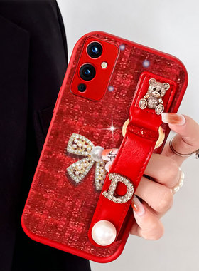 2026红色新年布艺小香风适用oneplus一加9手机壳高级感2过年9RT春节3V冬天5Pro/2026年外壳3Pro防摔3本命年11