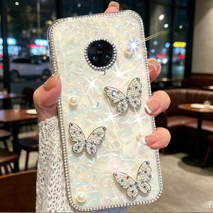 高级水钻蝴蝶适用vivoNEX3手机壳新品Y78防摔X21屏幕指纹版保护套U3夏天Y53s女款y73s软壳Y35巨好看y93外壳