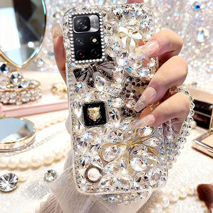 高级满钻上档次适用redmi红米Note11 5G手机壳新品14/2025年9 防摔15女款12镶钻13Ultra小众14全包14Ultra