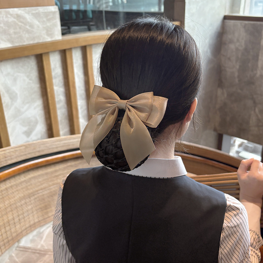 头花女护士发网职业餐饮网兜空姐银行简约高档盘发服务员工作发套