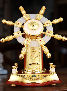 琉璃实木祝福中式办公室书房客厅