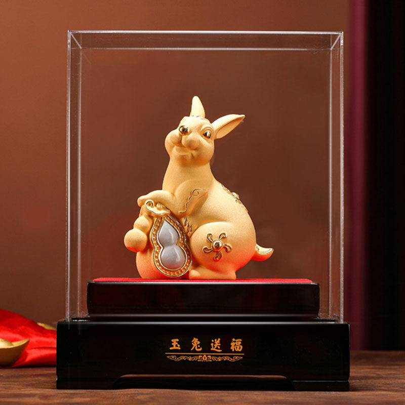 绒沙金祝福新中式客厅书房