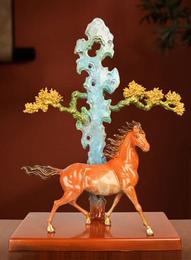 铜祝福新中式客厅玄关办公室