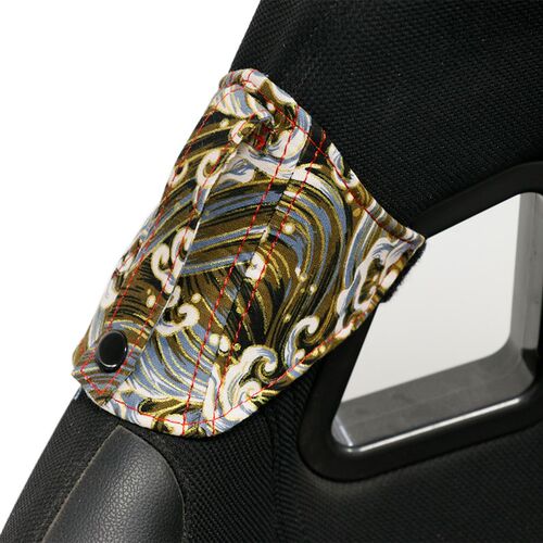 RECARO/BRIDE赛车座椅安全带和风布料限位扣调节器大腿保护套