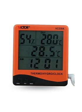 深圳胜利仪器 VICTOR家用数显温度湿度表VC230A壁挂式温度湿度计