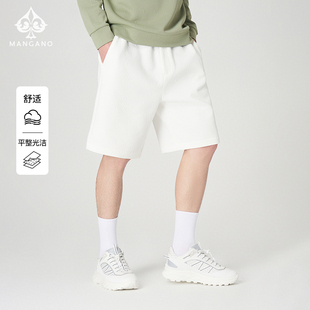曼加龙夏季 新款 时尚 短裤 薄款 百搭男士 运动休闲五分裤 廓形版