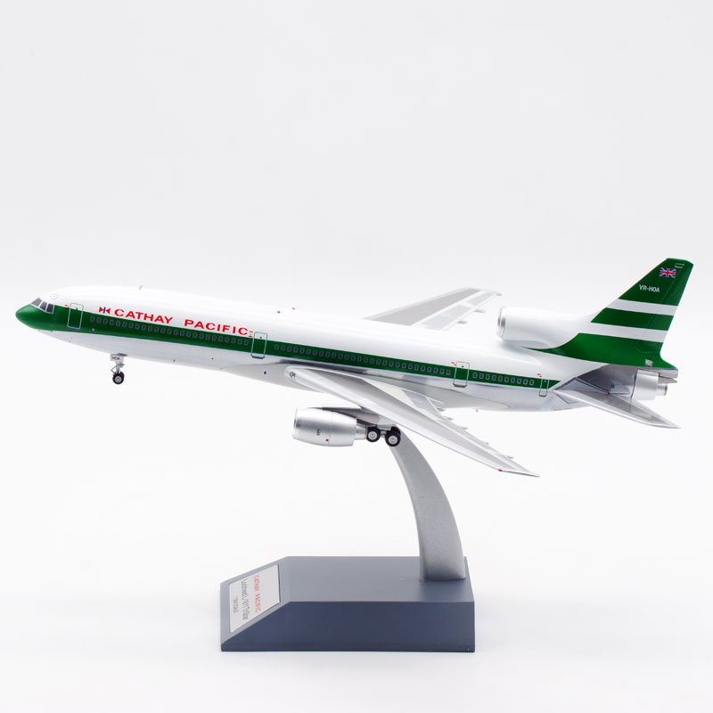 Aviation 1:200 飞机模型 合金 国泰航空 L-1011三星 VR-HOA 带旗