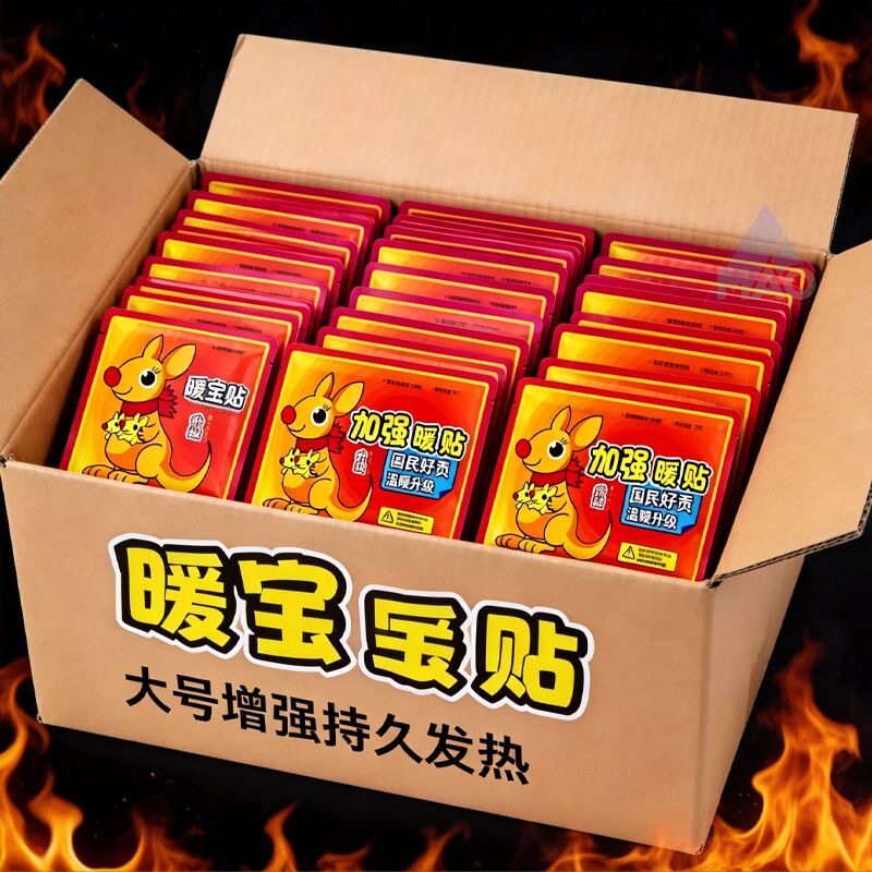 暖宝宝暖贴自发热帖超强保暖热敷暖宝宝冬天暖身痛经女生用暖手宝