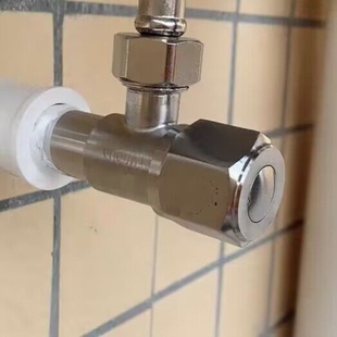 分水阀三头通4分双出三通一进二阀门开关冷热水止水304不锈钢家用