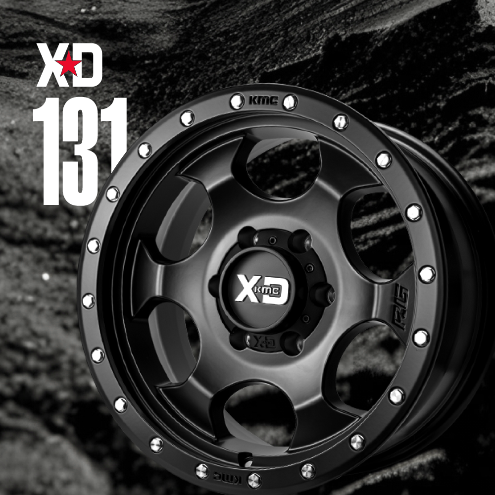 XD131改装轮毂 17寸适用于霸道/FJ/帕杰罗/BJ40等 ET-12 哑光黑