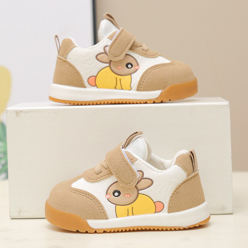 卡通小兔学步鞋男女宝宝防滑软底机能鞋魔术贴休闲百搭板鞋,童鞋/婴儿鞋/亲子鞋,学步鞋,淘宝优惠券,粉丝福利购,淘宝优惠卷