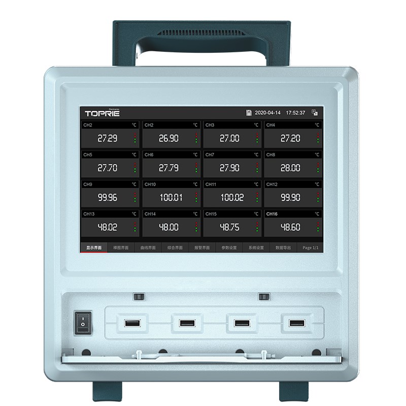 8-64通道拓普瑞TP9000多路温度测试仪L记录仪温升巡检仪数据采集