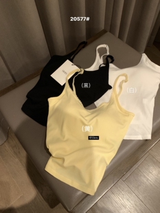 美背内搭上衣 bra花边吊带背心女2025新款 20577 hers一体式 METWO