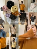 一勺甜 女92671 加厚百搭一体绒针织打底衫 hers火炉搭子 巨保暖