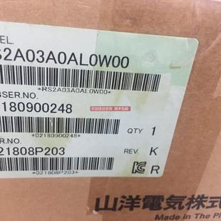 R2AA08075FXH00 询价山洋电机伺服RS2A03A0AL0W00 RS1A03AAWFF