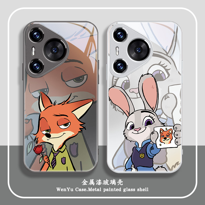 尼克朱迪适用华为手机壳情侣可爱