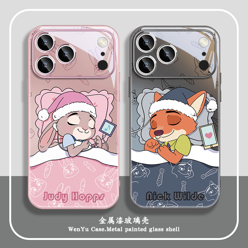 朱迪尼克适用苹果16手机壳情侣