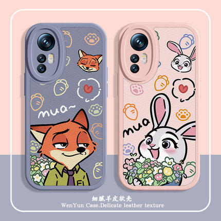 适用小米17情侣手机壳15小羊皮14捧花13朱迪尼克红米k80/k70/k60疯狂动物城note15新款k50男女12小羊皮11pro