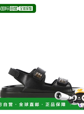 GIVENCHY 女士凉鞋 BE3087E1UB001 AW2025 黑色 Strap Flat Sanda