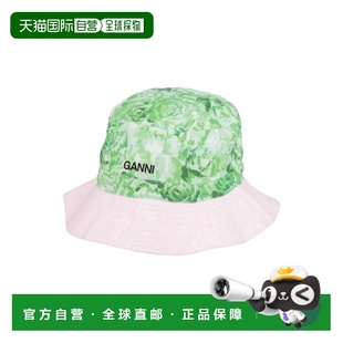 1h可退 潮奢 GANNI 甘尼 女士 帽子 green绿色 舒适时尚