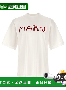 MARNI 男士T恤 HUMU0223S2USCY86LOW01 SS2026白色男装