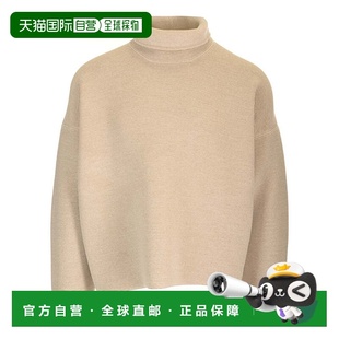 God 男士 1h可退 开衩高领浅褐色毛衣 Fear OTTOMAN FG82 潮奢