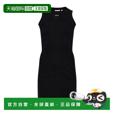 OFF-WHITE 女士连衣裙 2FU00680TW003 AW2026 黑色 无袖连衣裙