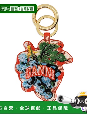 GANNI 女士钥匙扣 A6810847 AW2025 红色 Grape-Shaped Keychain
