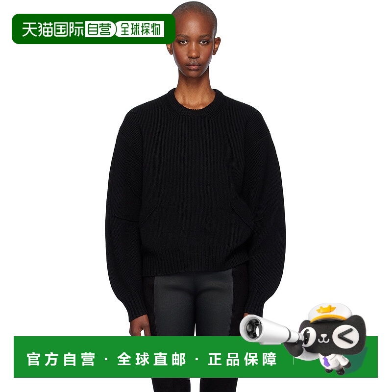 1h可退 潮奢 Helmut Lang 海尔姆特 朗 女士 黑色 Apex 毛衣 O07H