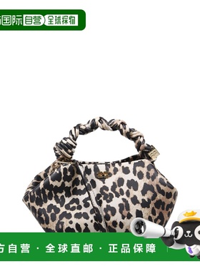 GANNI 女士单肩包 B2100039859 SS2026 花色 'Small Bou Bag Leop