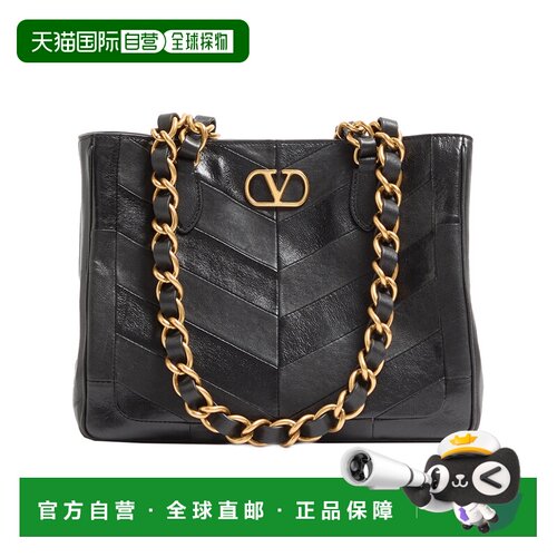 VALENTINO 女士手提包 8W2B0T13PSN0NO SS2026 黑色斜挎包单肩包
