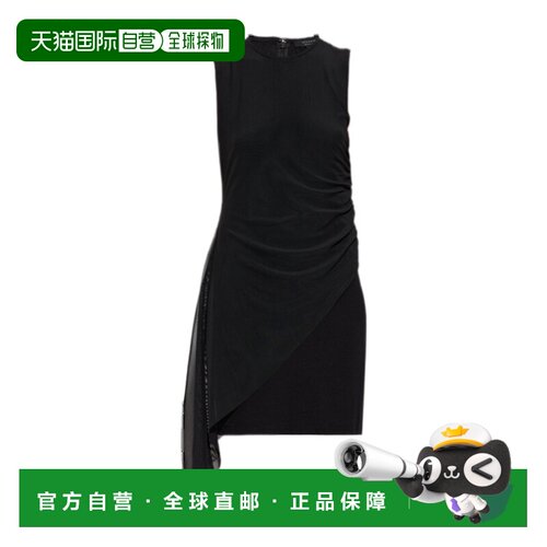 ALL SAINTS 女士连衣裙 W134DEBLACK AW2026 黑色 无袖抽褶不规则