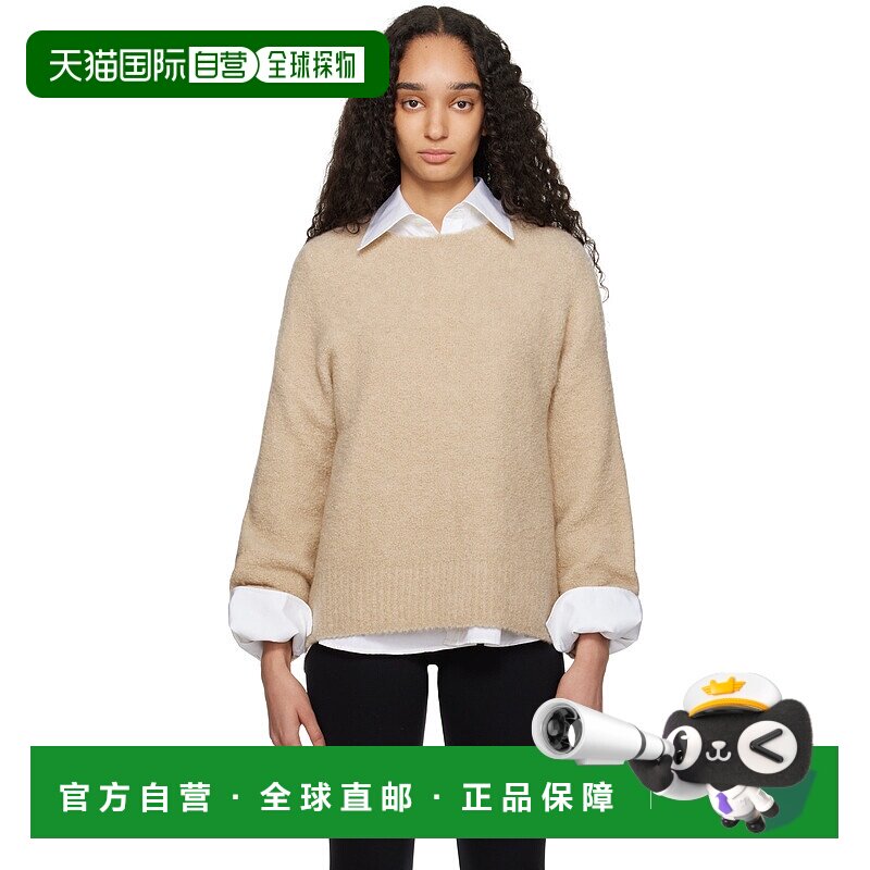 1h可退 潮奢 Arch4 女士 驼色 Iman 毛衣 KNJP2540