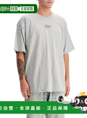 DIESEL 男士T恤 A170490AKAK9CB AW2024 白色 短袖T恤